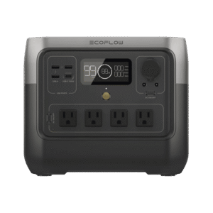 EcoFlow River 2 Pro | Estación de Energía Portátil 768Wh Litio LFP / 4 AC 800W (Max. 1600W) / 1 USB-C 100W / 3 USB -A 12W / Cargador de Coche 10A, 126W Max. / Conectividad WiFi y Bluetooth (App) / Carga Solar 220W Max.