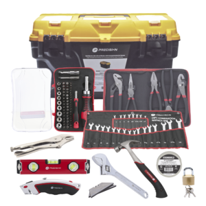 Juego de Herramientas Multitareas con caja para su fácil manejo.