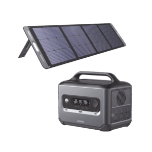 Kit de Estación de Energía Portátil 1200W (1024Wh) + Panel Solar Plegable de 200W